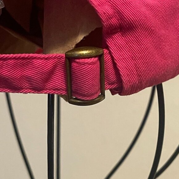 Vineyard Vines Pink Gingham Whale Adjustable Cotton Cap‎ - Picture 6 of 13